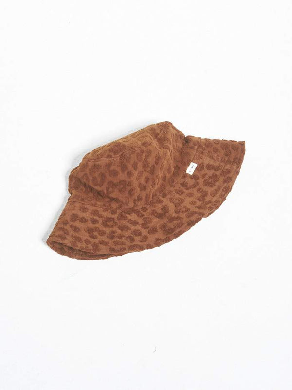 Panthera Towelling Bucket Hat - Tobacco