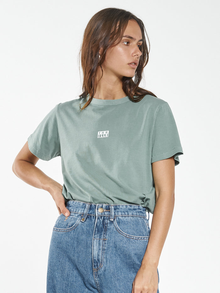 Thrills Stack Relax Fit Tee - Comfrey