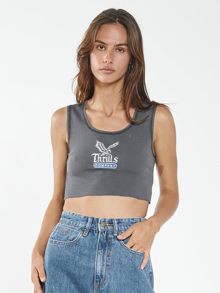 安心国内発送【Rest&Recreation】RR STRAP CROP TOP クロップド 韓国 Rest & Recreation】RR STRAP CROP TOP