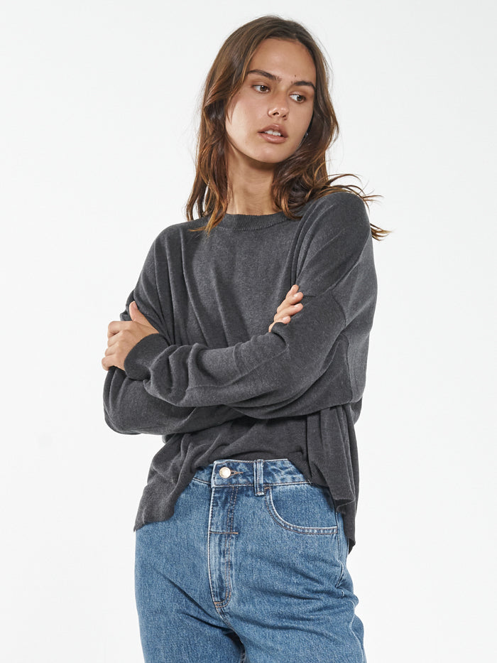 Pause Knit Pullover - Charcoal
