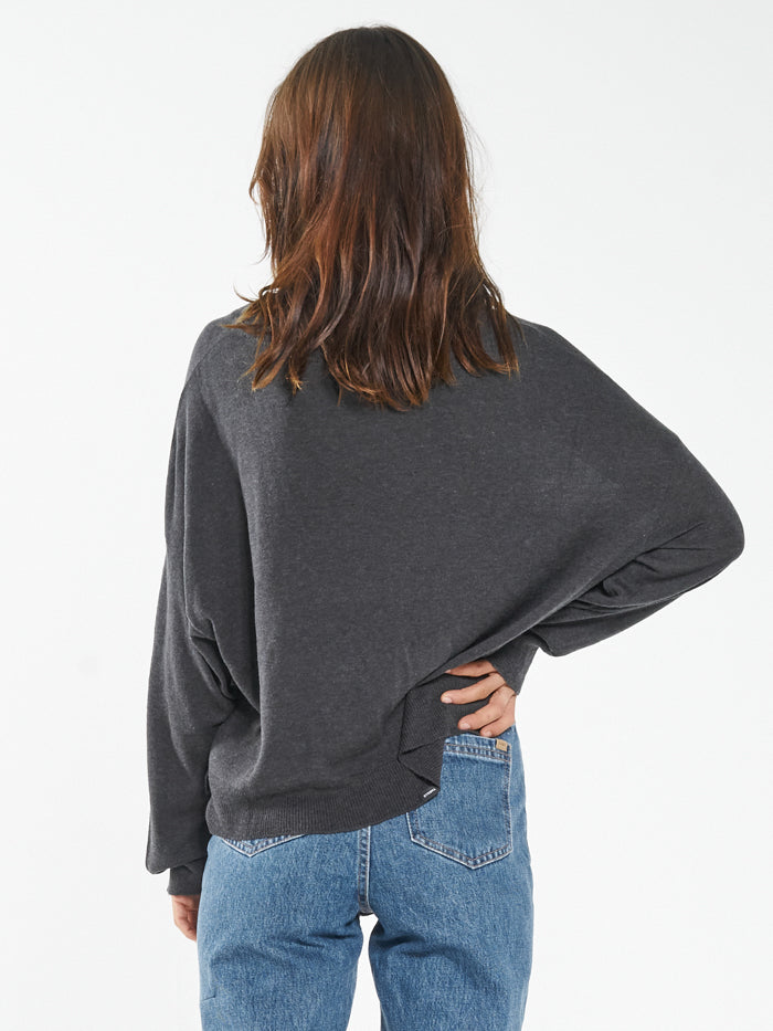 Pause Knit Pullover - Charcoal