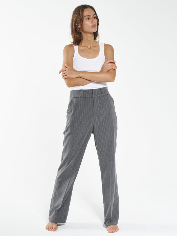 Pinstripe best sale pants women