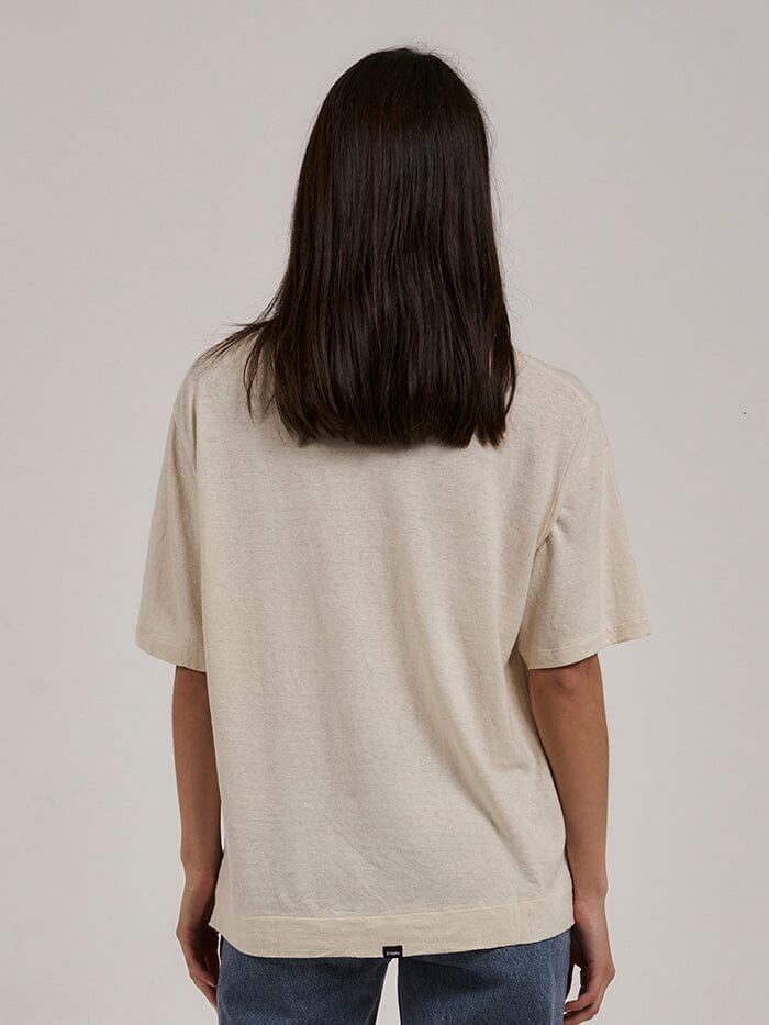 Natural Effects Hemp Box Tee - Unbleached