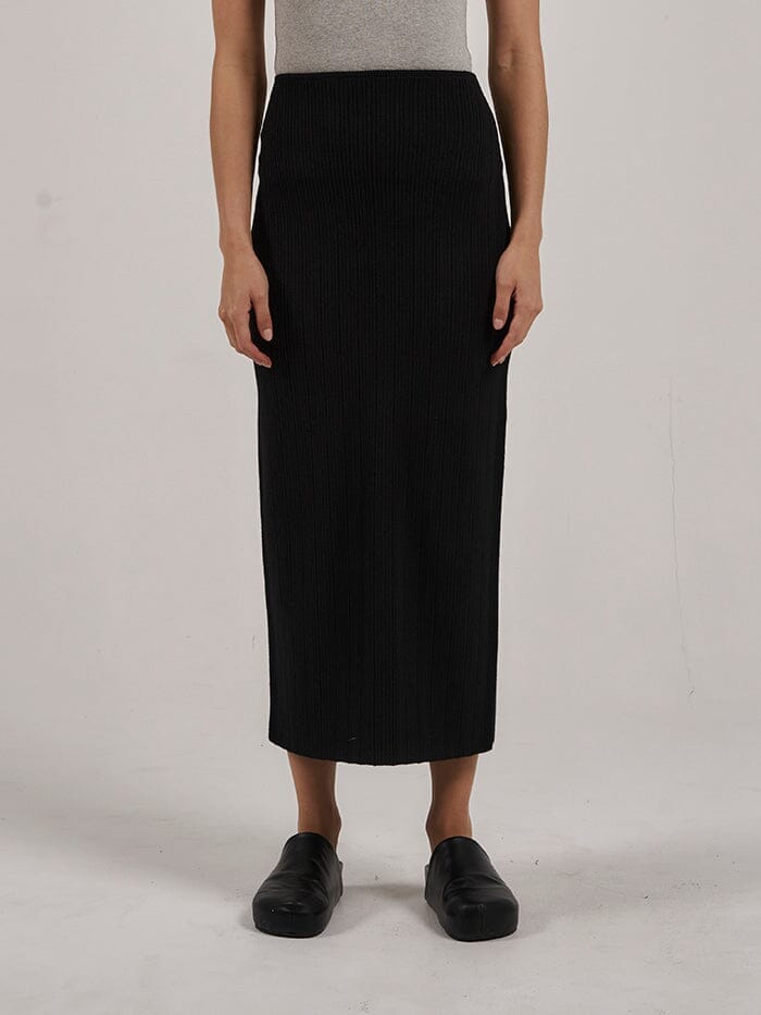 Nisha Knit Skirt - Black