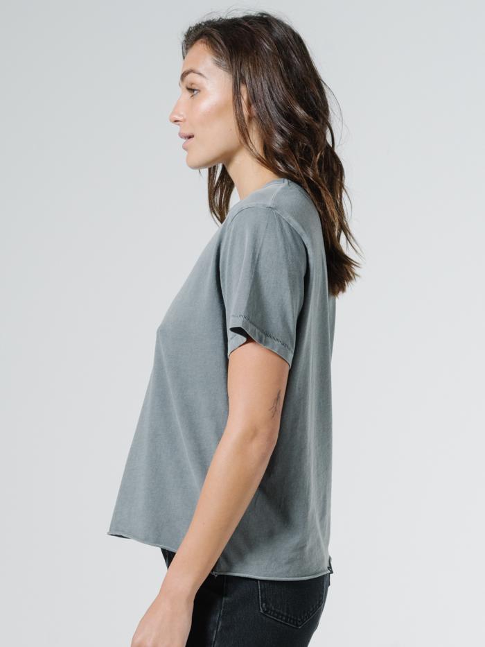 Minimal Thrills Relaxed Tee - Washed Grey