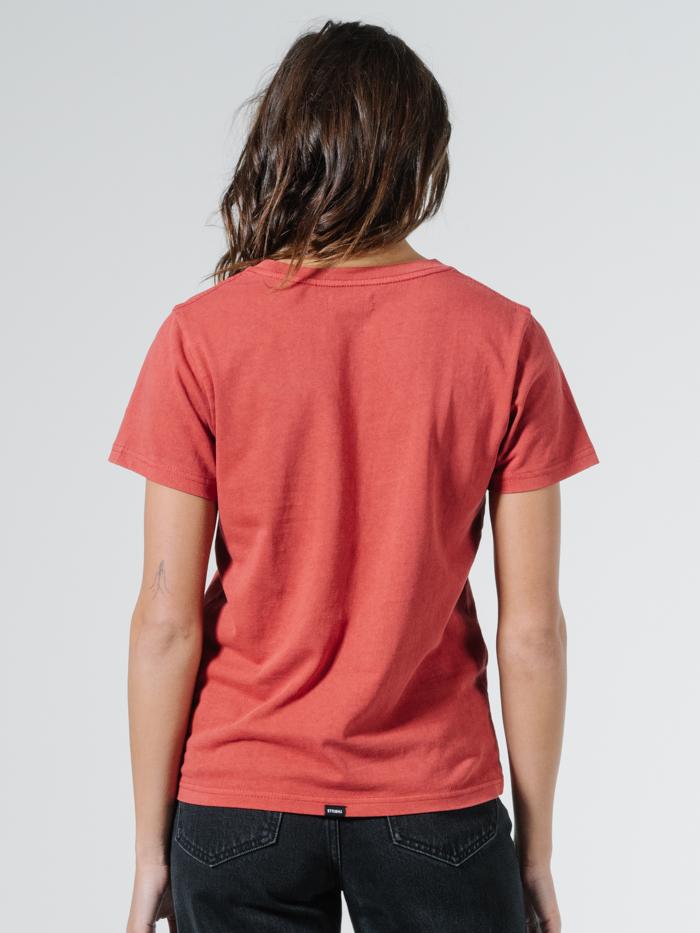 Palmed Thrills Company Band Tee - Redwood