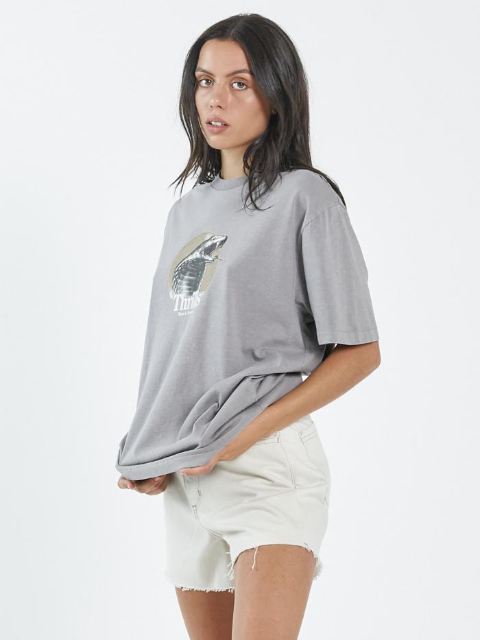 Paranoia Merch Fit Tee - Washed Grey