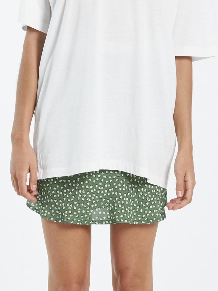 Bloom Mini Bias Skirt - Cactus