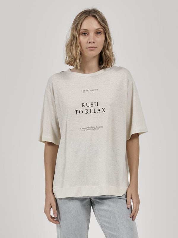 Relaxation Techniques Hemp Box Tee - Tofu