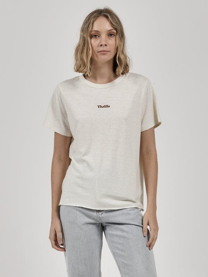 Paradise Thrills Hemp Relaxed Tee - Tofu