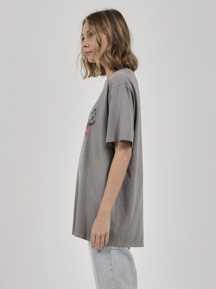 Survival Merch Fit Tee - Washed Grey