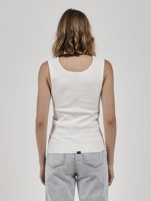 One For All Rib Singlet - Dirty White
