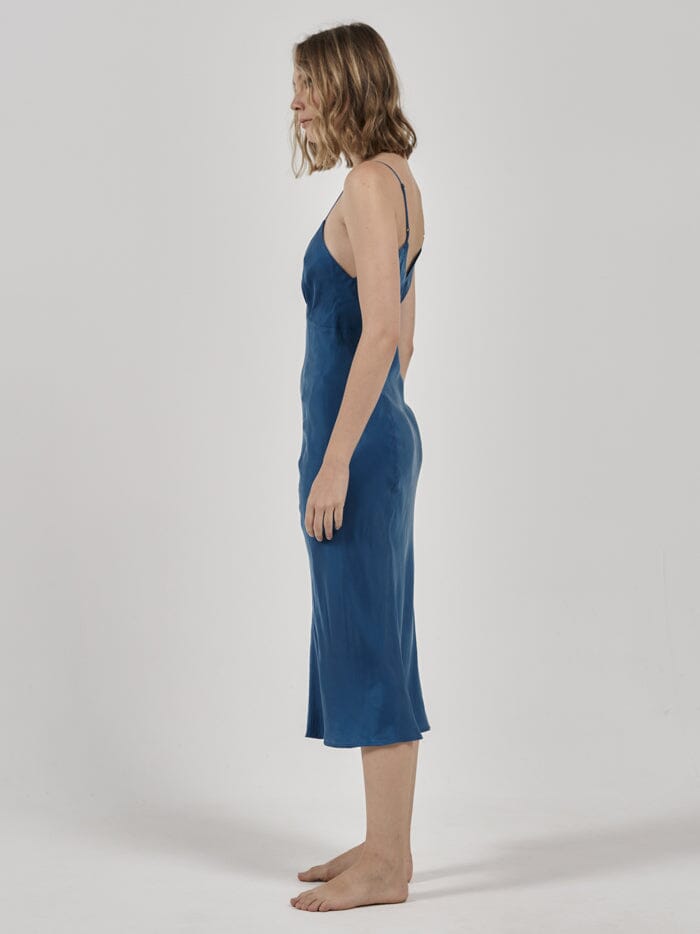 Chelsea Slip Dress - Botanical Blue