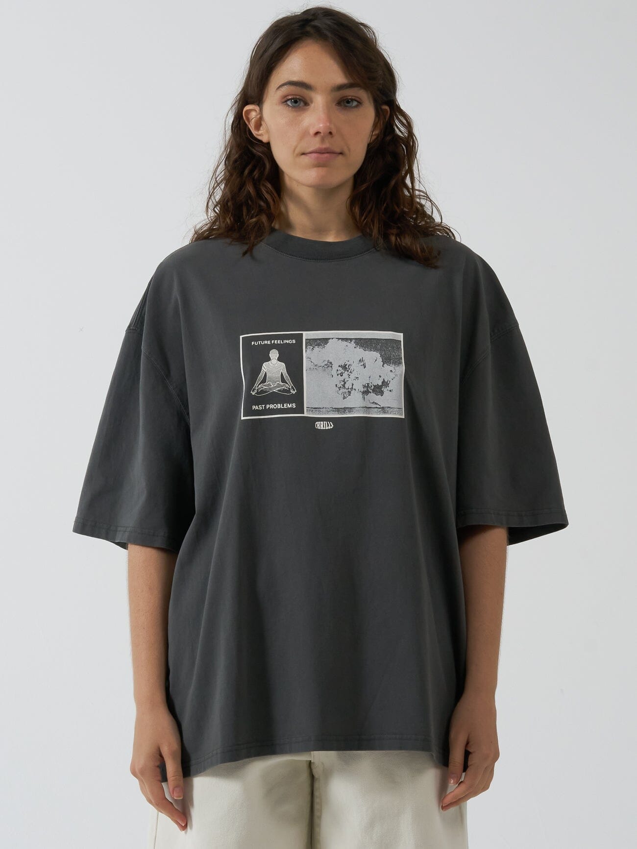 Perceptive Reality Oversized Tee - Merch Black| Thrills Co. USA ...