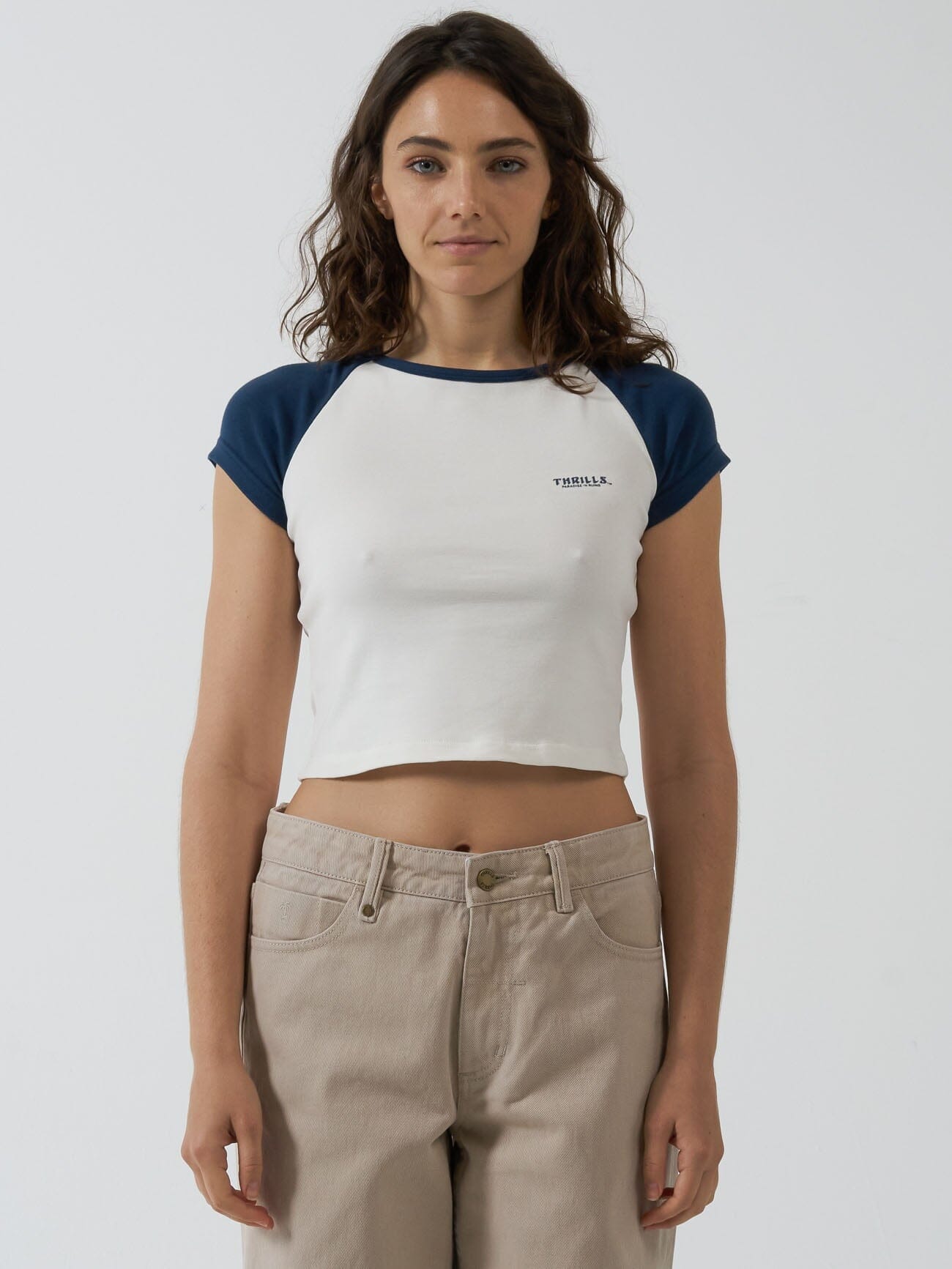 BACKORDER - Arvin Square Neck Crop Top In White
