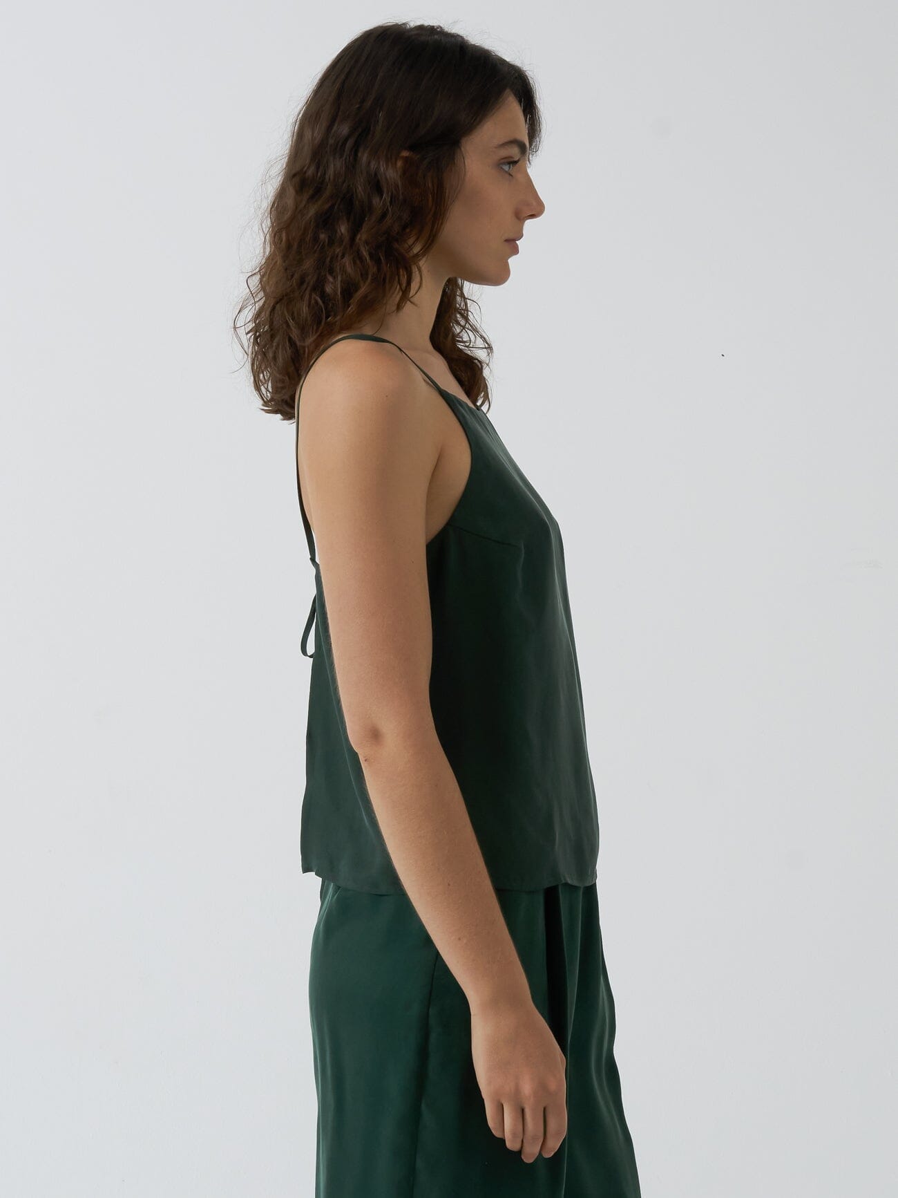 Manhatten Camisole - Deep Emerald