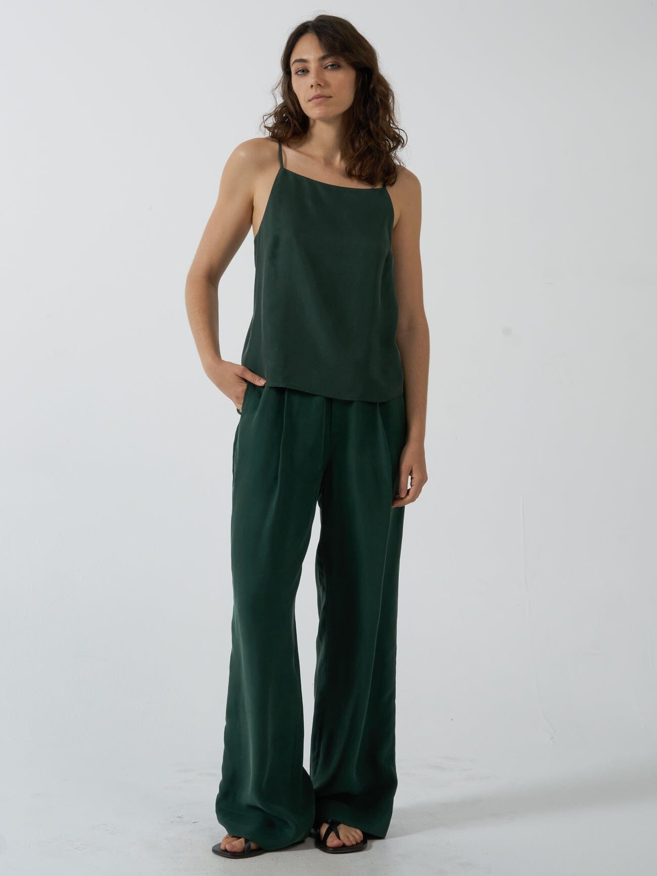 Manhatten Camisole - Deep Emerald