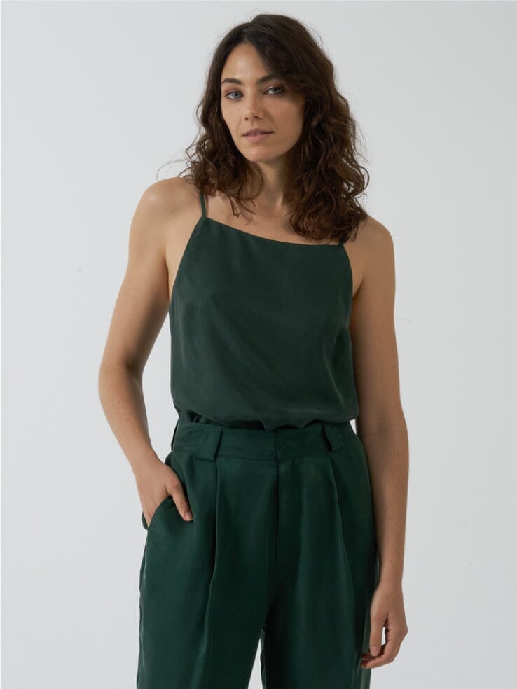 Manhatten Camisole - Deep Emerald