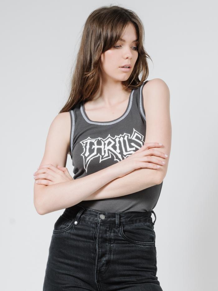 What We Believe Rib Singlet - Merch Black