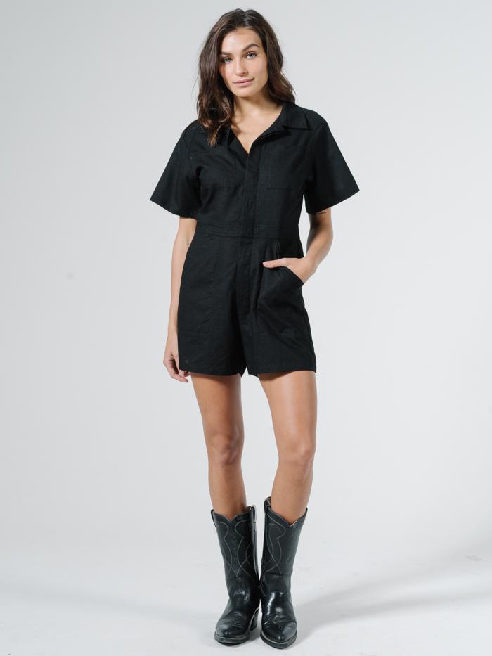 Duties Romper - Black