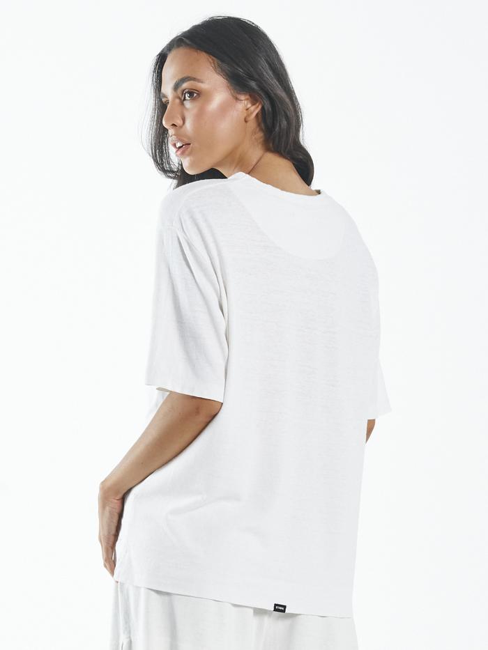 Hemp Box Tee - Dirty White