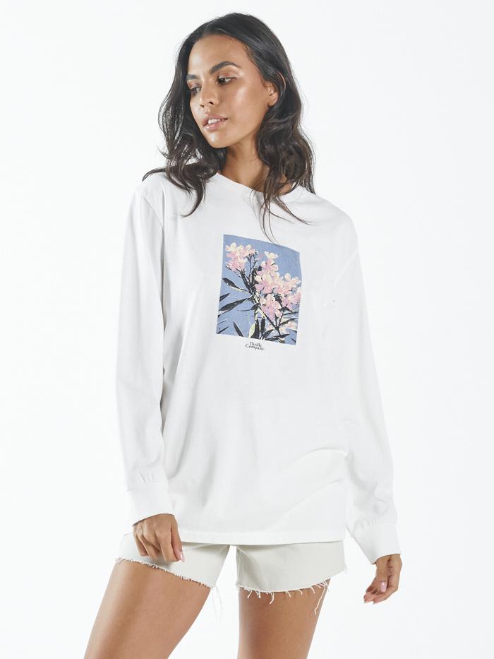 Pretty Deadly LS Merch Fit Tee - Dirty White