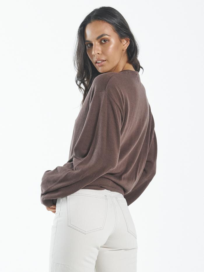 Vapour Cardigan - Mahogany