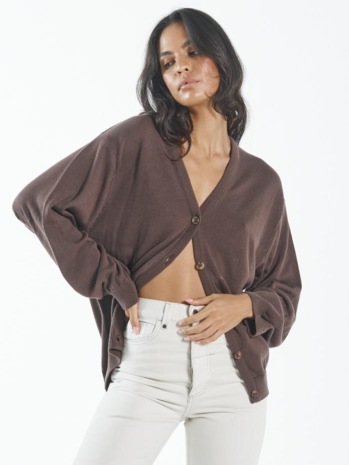 Vapour Cardigan - Mahogany