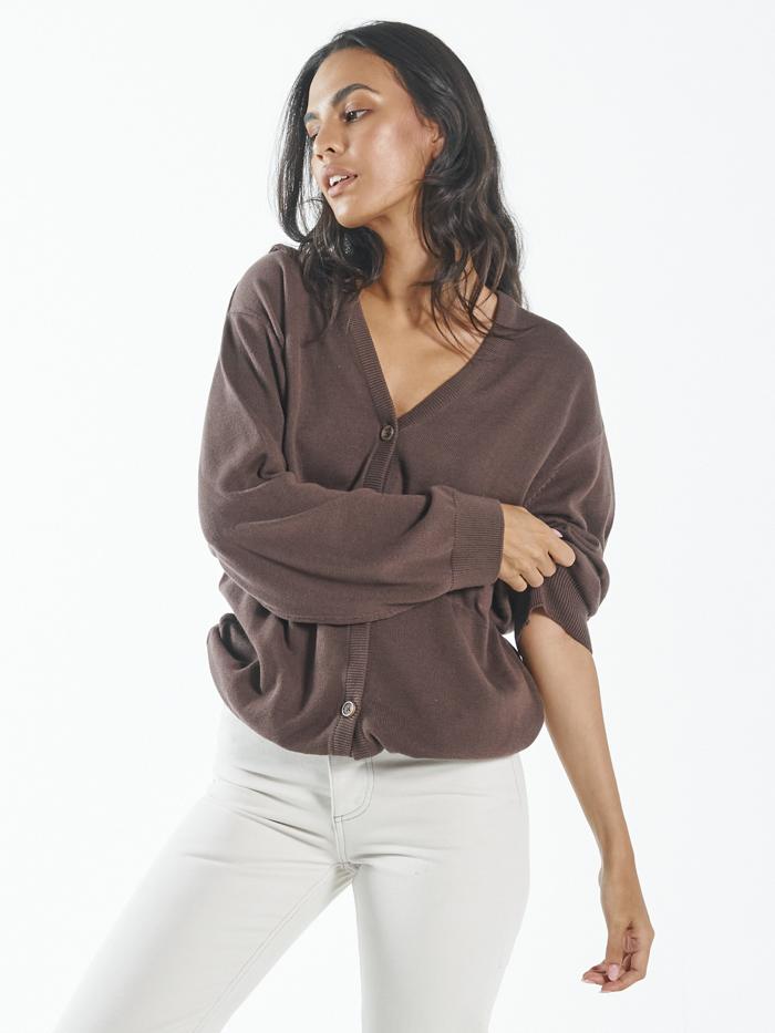Vapour Cardigan - Mahogany