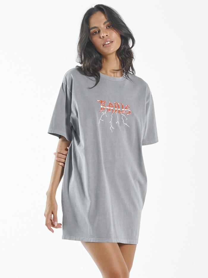 thrills oversized tee dress Thrills Eagle Vs Snake Merch Tee Dress