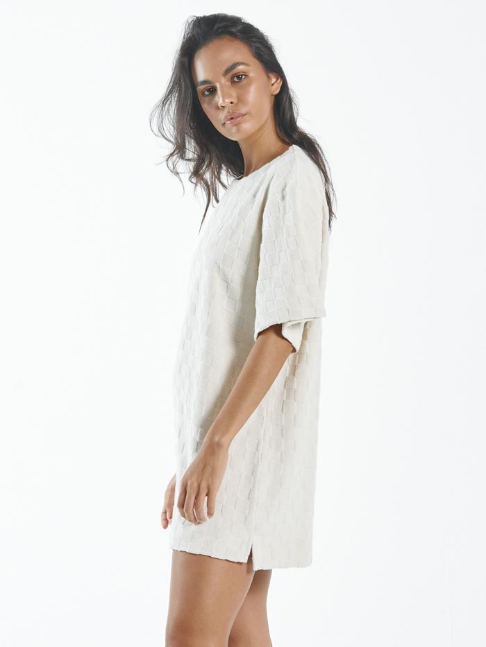Aalto Terry Dress - Unbleached