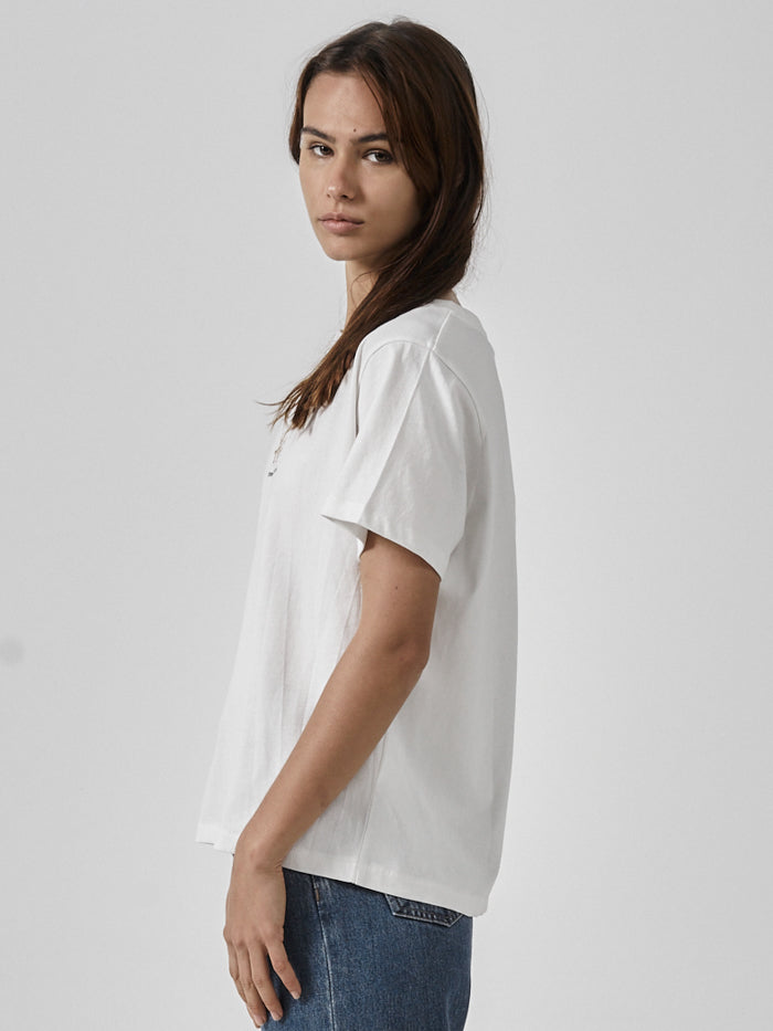 Golden Paradise Relaxed Tee - Dirty White