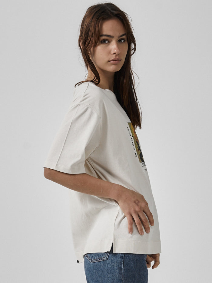Spiritual Enlightenment Guaranteed Box Tee - Heritage White