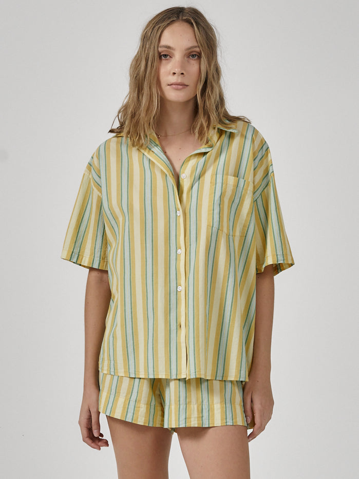 Salon Short Sleeve Shirt - Citrus