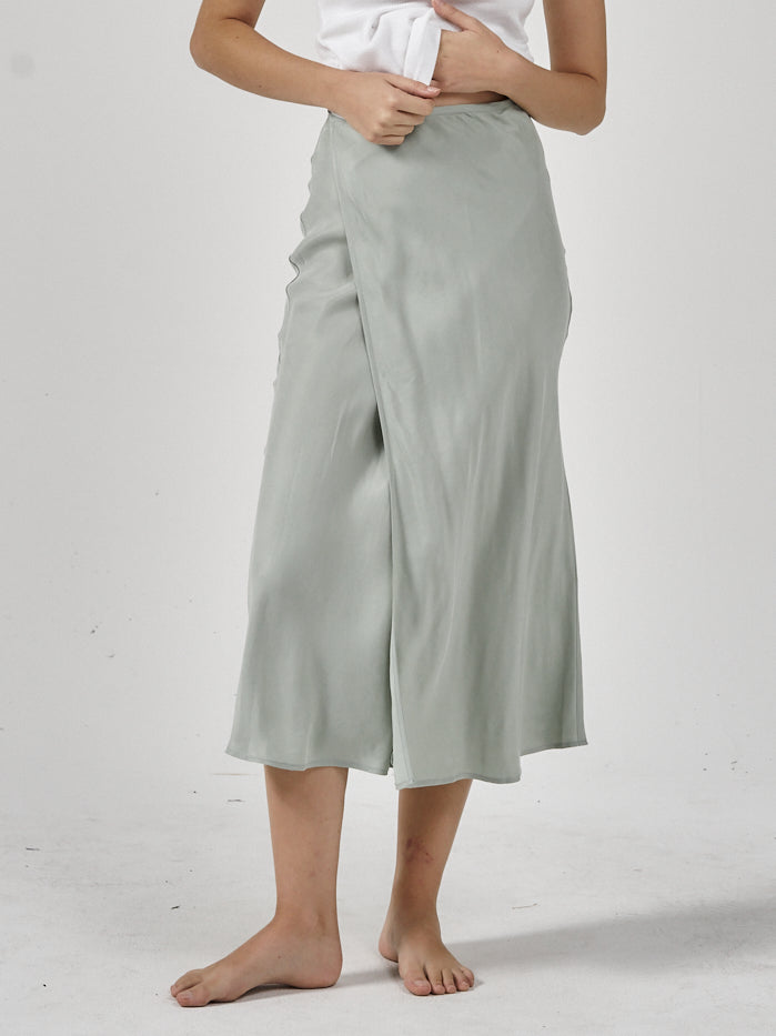 Kendra Wrap Skirt - Sea Glass