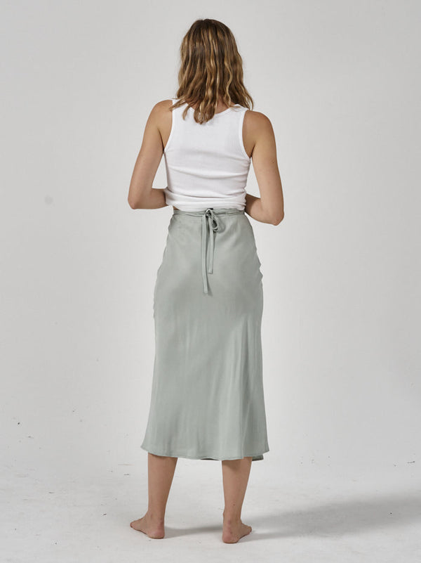 Kendra Wrap Skirt - Sea Glass