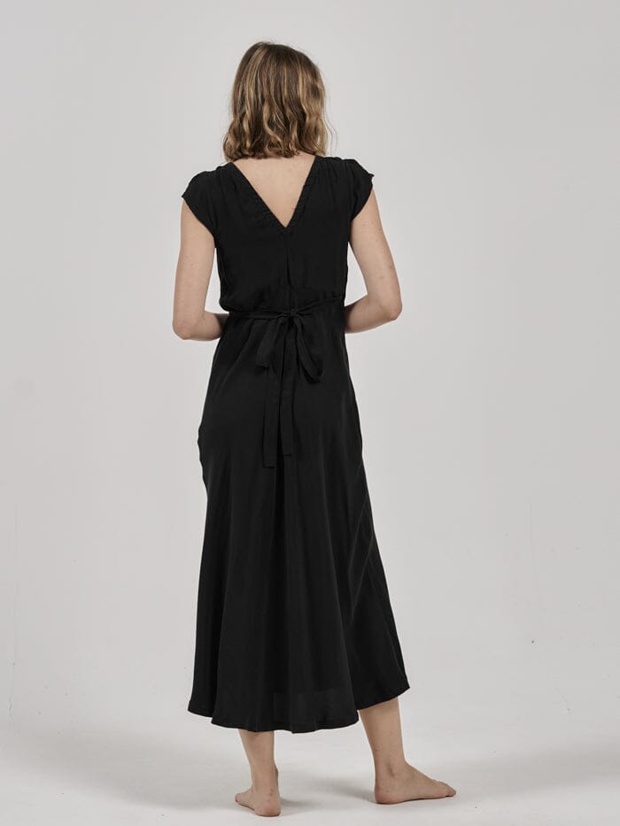 Indra Wrap Dress - Antique Black