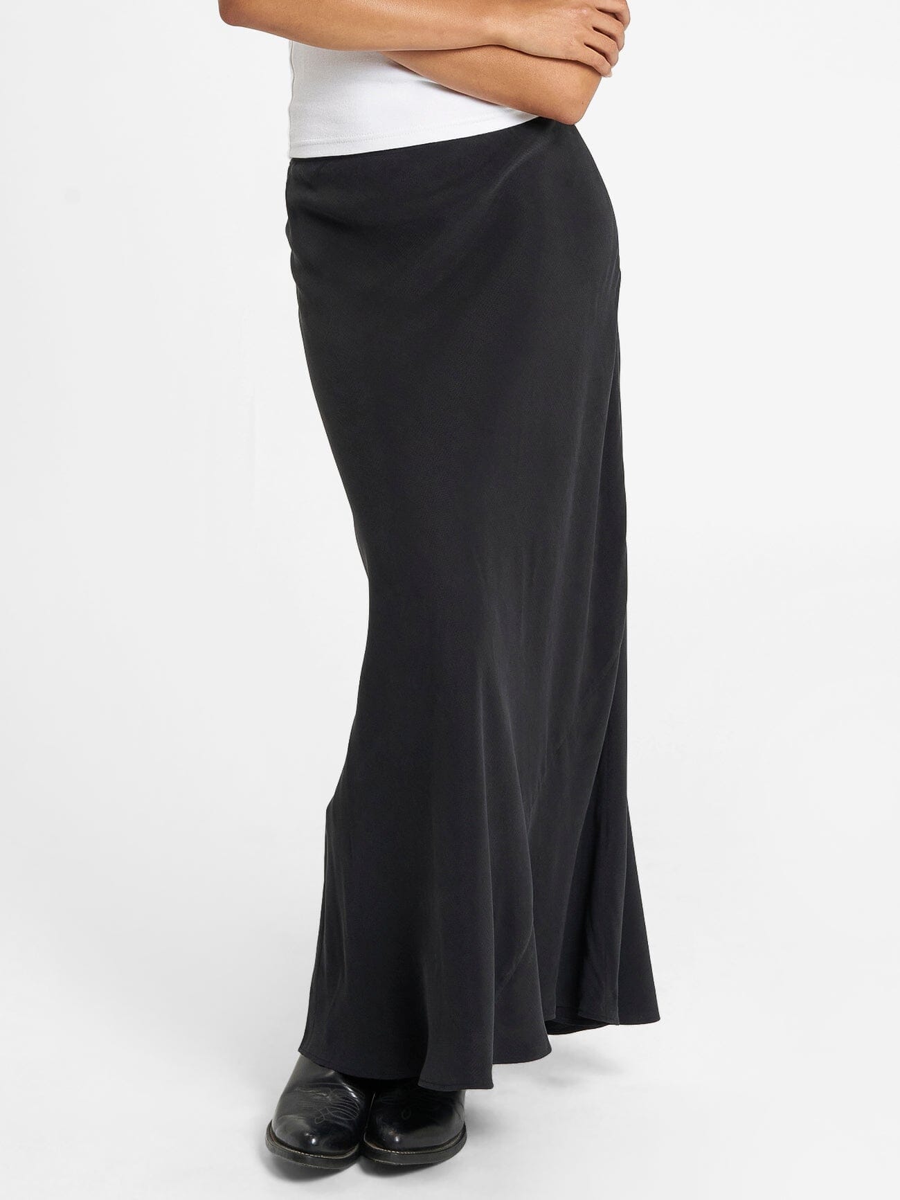 Nerissa Slip Skirt - Antique Black