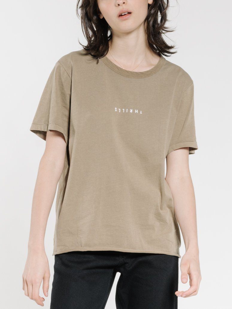 Minimal Thrills Relaxed Tee - Moss