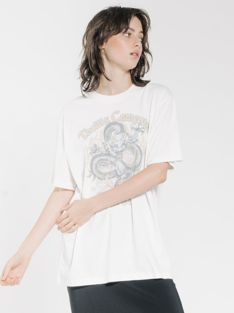 Revival Merch Fit Tee - Dirty White
