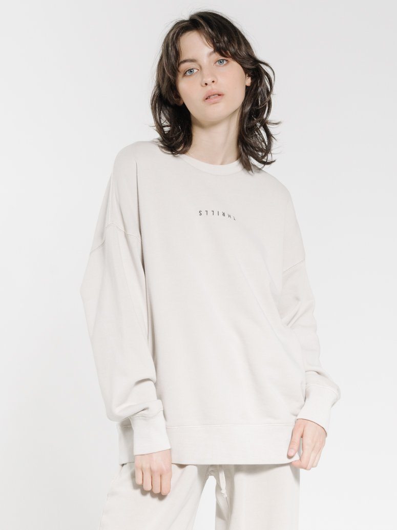 Minimal Thrills Slouch Crew - Cement