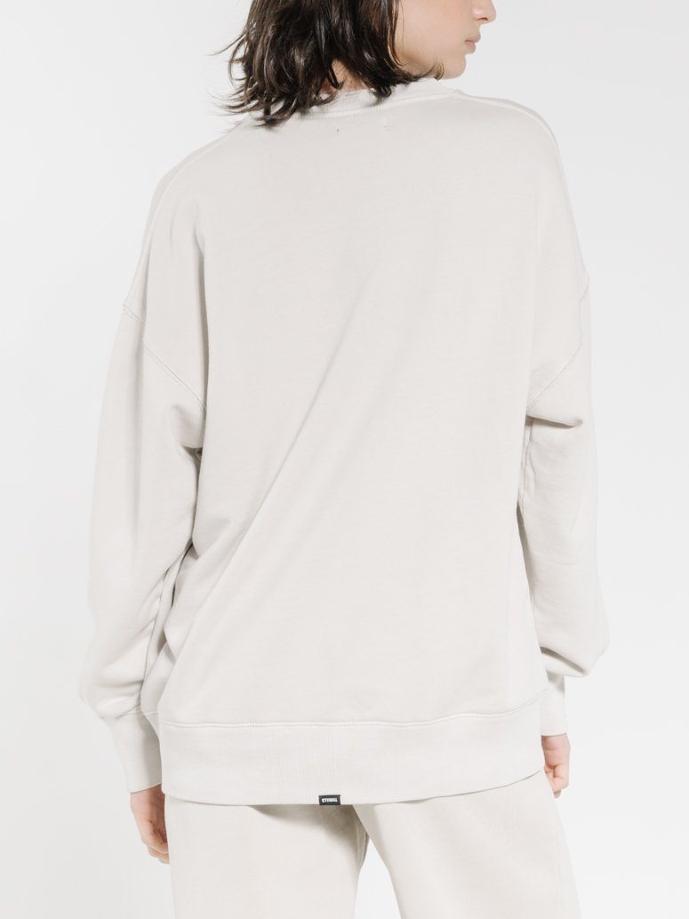 Minimal Thrills Slouch Crew - Cement