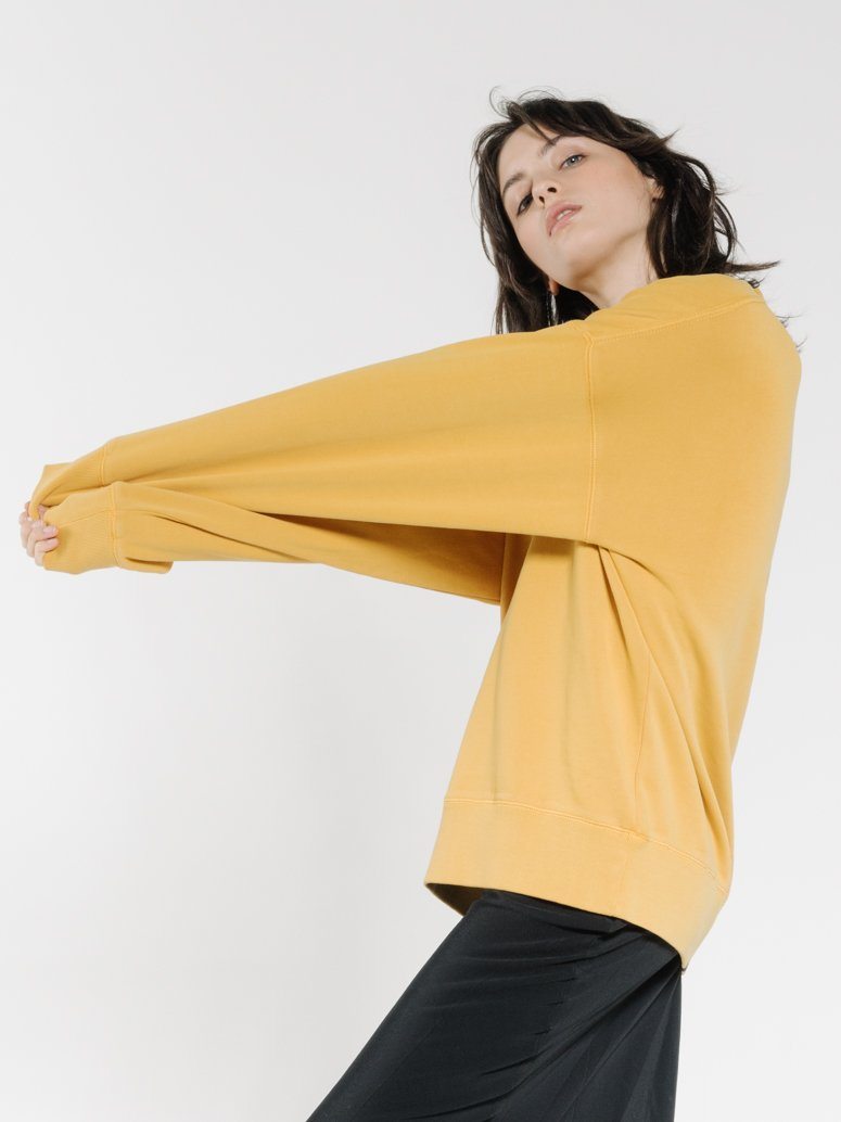 Diversion Slouch Crew - Mineral Yellow