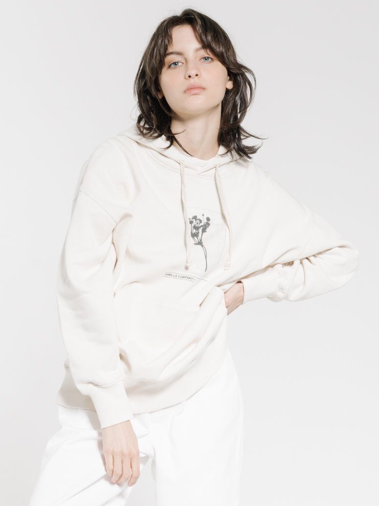 Posy Slouch Hood - Heritage White