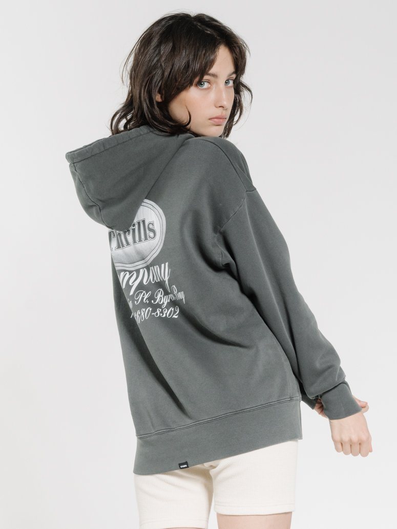 Troubled Paradise Slouch Hood - Merch Black