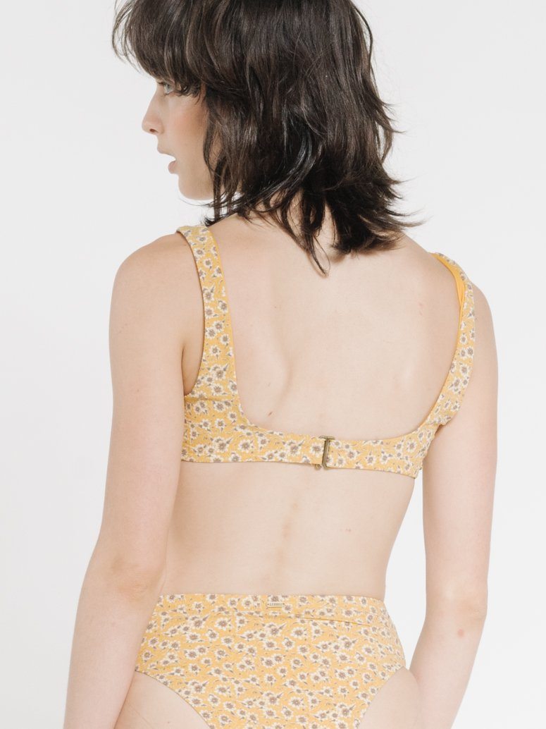 Arnica Crop Top - Mineral Yellow