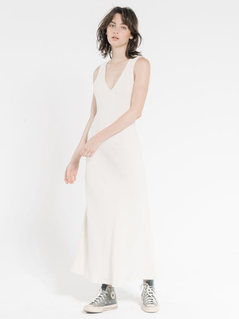 Sarah Bias Dress - Ivory