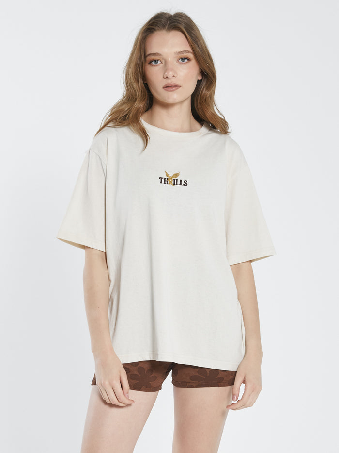 Golden Box Fit Tee - Unbleached