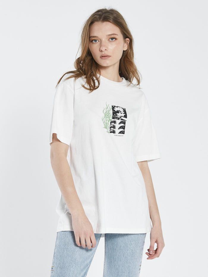 Unprepared Merch Fit Tee - Dirty White
