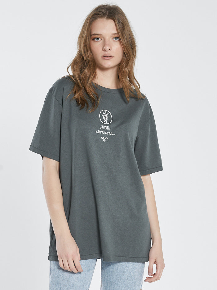 Better Future Hemp Merch Fit Tee - Deep Forest